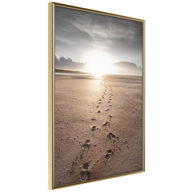 Wall Poster Our Path - landscape of a vast beach against the glow of a setting sun 138047 additionalImage 8