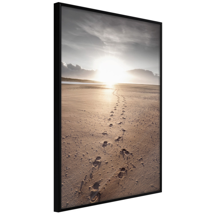 Wall Poster Our Path - landscape of a vast beach against the glow of a setting sun 138047 additionalImage 3