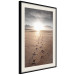 Wall Poster Our Path - landscape of a vast beach against the glow of a setting sun 138047 additionalThumb 8