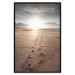 Wall Poster Our Path - landscape of a vast beach against the glow of a setting sun 138047 additionalThumb 27