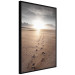 Wall Poster Our Path - landscape of a vast beach against the glow of a setting sun 138047 additionalThumb 3