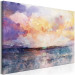 Canvas Print Pastel Clouds (1-piece) Wide - colorful watercolor landscape 138347 additionalThumb 2