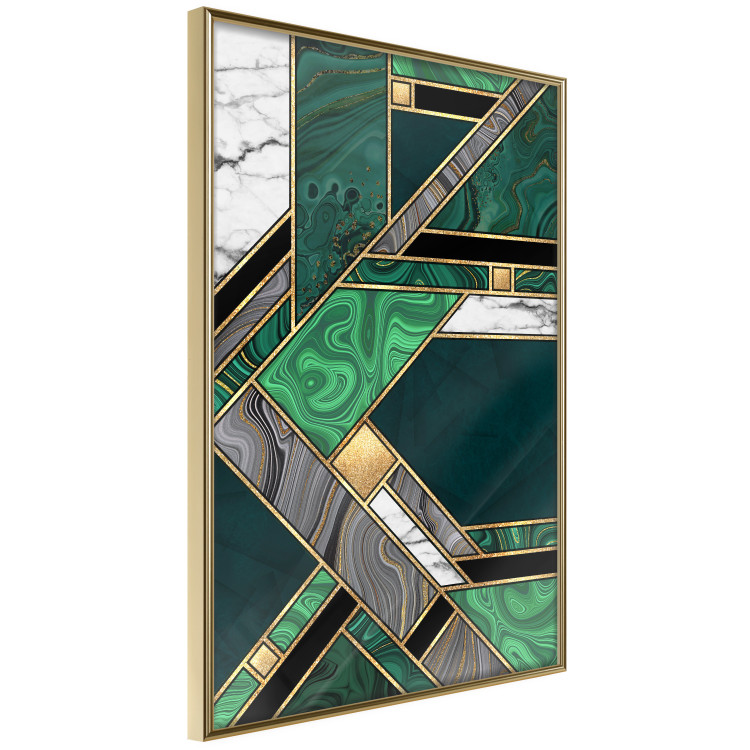 Poster Green and Gold Geometry [Poster] 142847 additionalImage 7