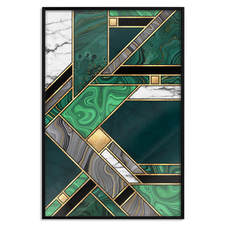 Poster Green and Gold Geometry [Poster] 142847 additionalImage 26
