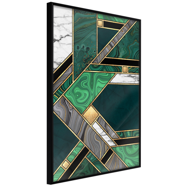 Poster Green and Gold Geometry [Poster] 142847 additionalImage 2