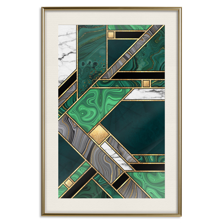 Poster Green and Gold Geometry [Poster] 142847 additionalImage 27