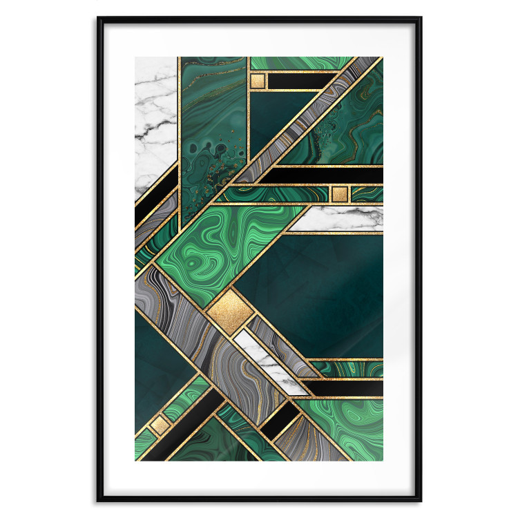Poster Green and Gold Geometry [Poster] 142847 additionalImage 20