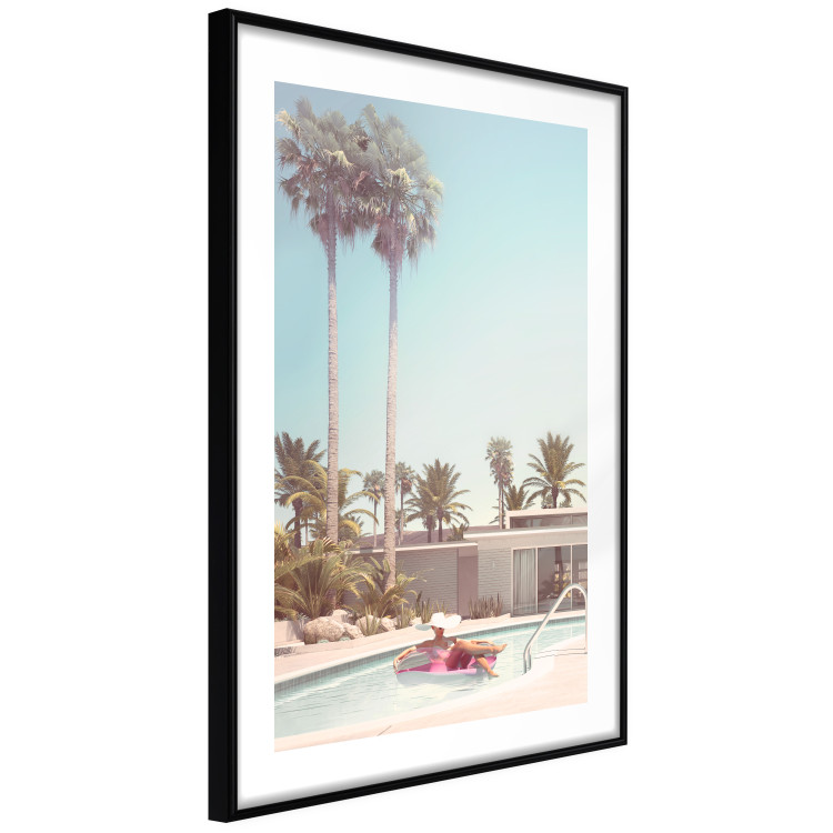 Wall Poster Palm Trees - Holiday Relaxation at the Swimming Pool Amid a Sunny Breeze 144347 additionalImage 5