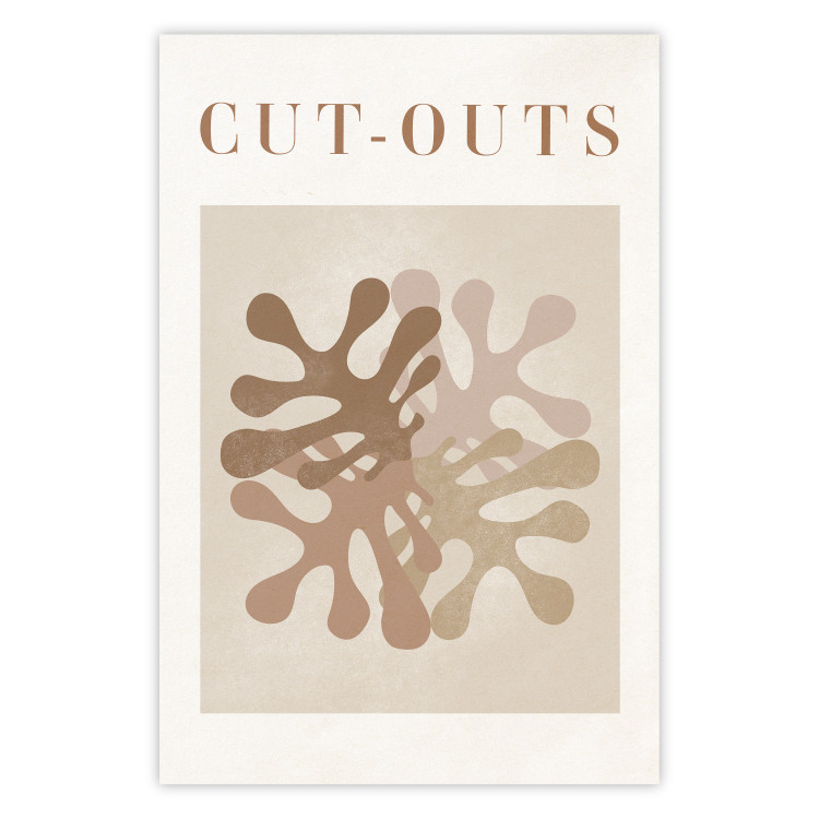 Wall Poster Cutout - Abstract Shapes Resembling Plants 144747