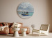 Round Canvas Sainte-Adresse Beach, Claude Monet - Boats on the Seashore 148747 additionalThumb 3