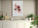 Canvas Art Print Pomegranate - Red Fruits on a Watercolor Stain of Color 149747 additionalThumb 3