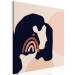 Canvas Abstract Portrait - Image of a Woman in a Graphic Style 149847 additionalThumb 2
