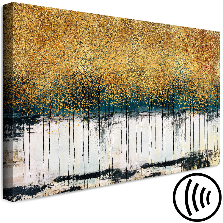 Canvas Art Print Gilded Nature (1 Part) Wide 149947 additionalImage 6