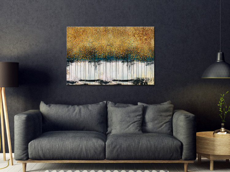 Canvas Art Print Gilded Nature (1 Part) Wide 149947 additionalImage 3