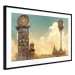 Poster Clocks in a Desert Town - Surreal Brown Composition 151147 additionalThumb 7
