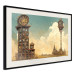 Poster Clocks in a Desert Town - Surreal Brown Composition 151147 additionalThumb 9