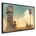 Poster Clocks in a Desert Town - Surreal Brown Composition 151147 additionalThumb 5
