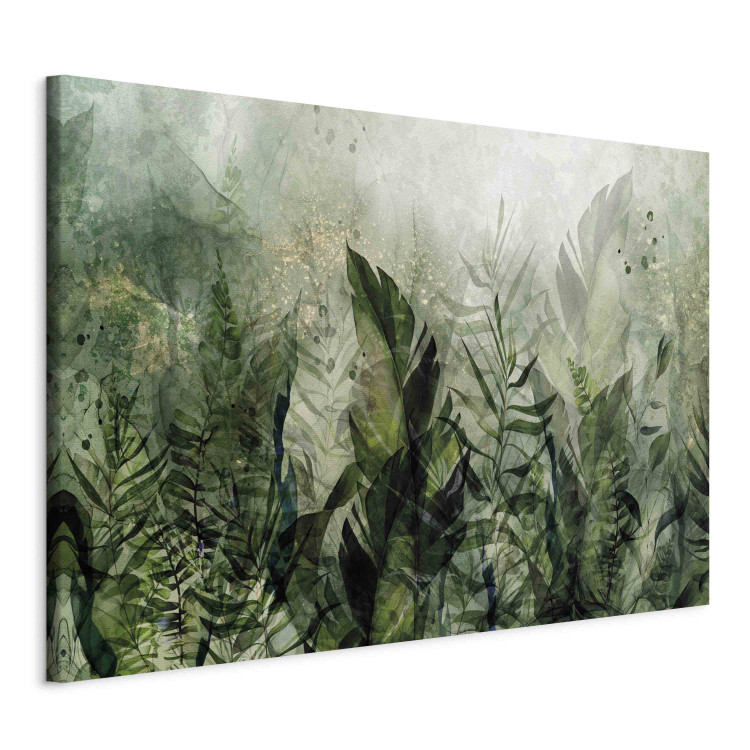 Canvas Jungle - Tropical Plants in Misty Dew in the Greens 151447 additionalImage 2