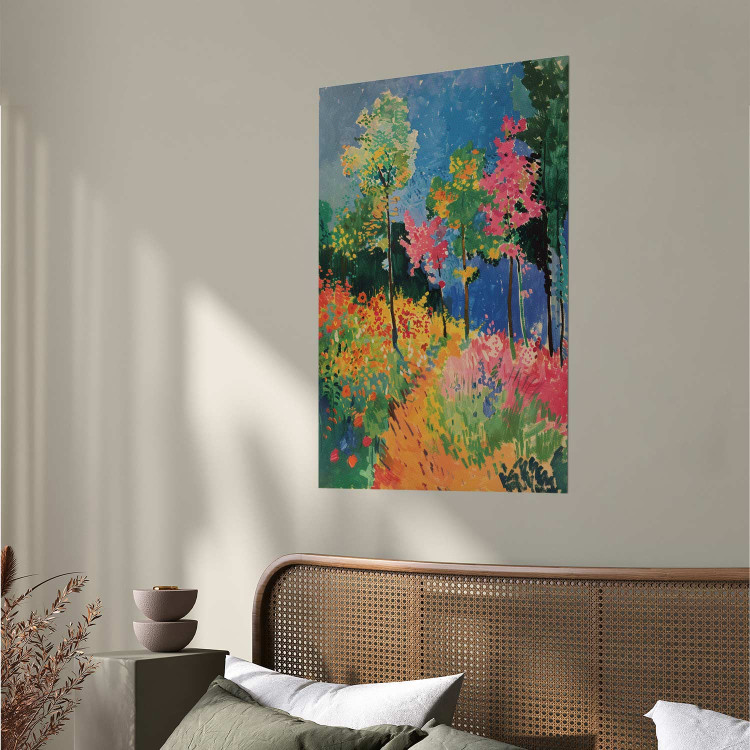 Poster Colorful Forest - A Painterly Landscape Inspired by the Style of Matisse 159947 additionalImage 10