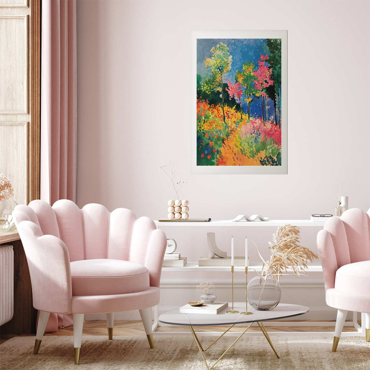 Poster Colorful Forest - A Painterly Landscape Inspired by the Style of Matisse 159947 additionalImage 22