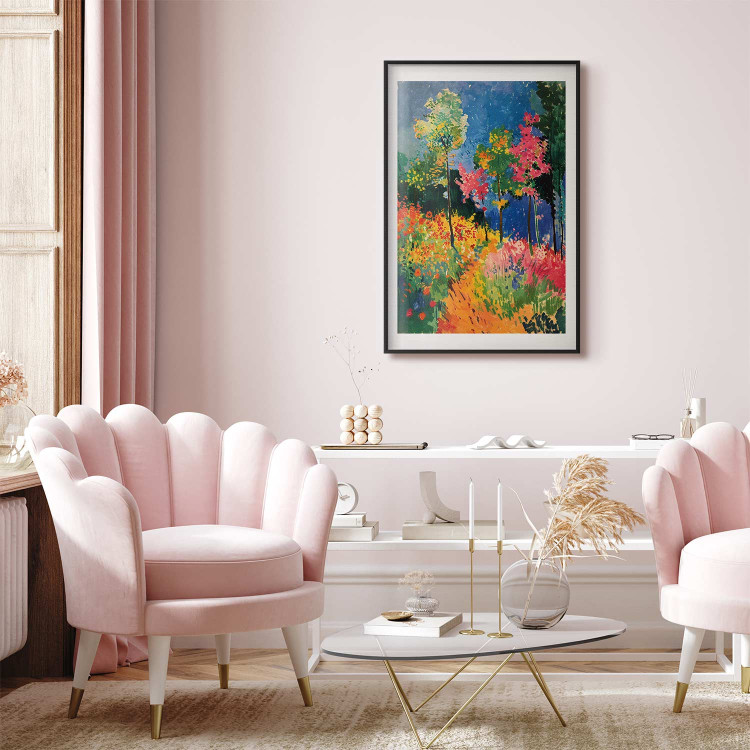 Poster Colorful Forest - A Painterly Landscape Inspired by the Style of Matisse 159947 additionalImage 23