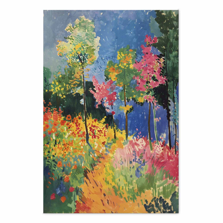 Poster Colorful Forest - A Painterly Landscape Inspired by the Style of Matisse 159947