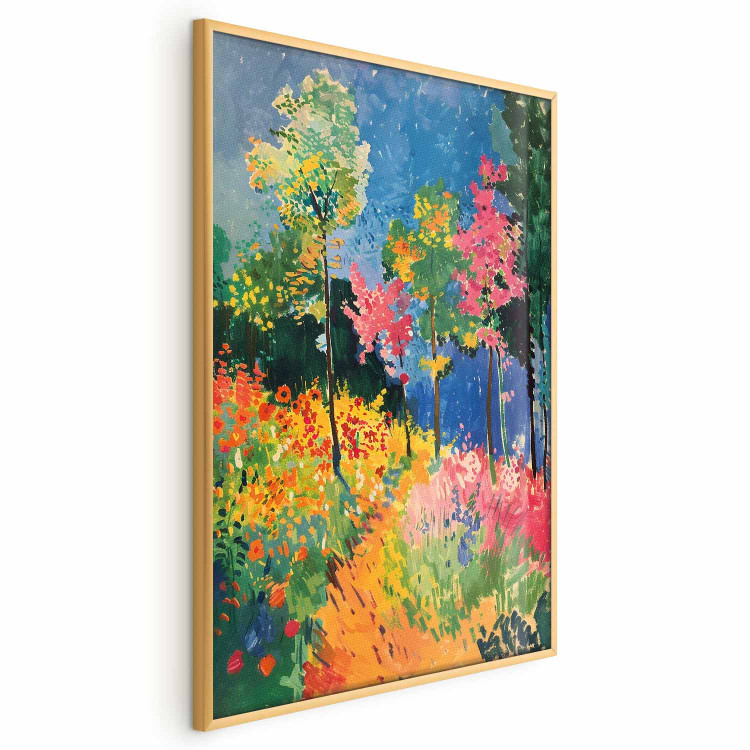 Poster Colorful Forest - A Painterly Landscape Inspired by the Style of Matisse 159947 additionalImage 7