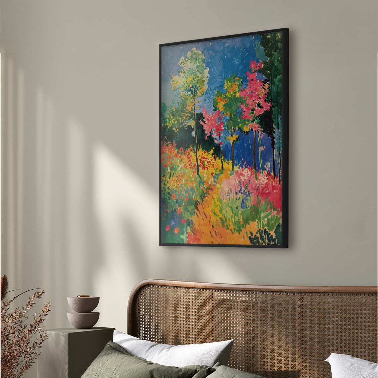 Poster Colorful Forest - A Painterly Landscape Inspired by the Style of Matisse 159947 additionalImage 11