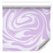 Wallpaper Purple Swirl - Abstract Pattern in Lavender Shades 160147 additionalThumb 6