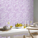 Wallpaper Purple Swirl - Abstract Pattern in Lavender Shades 160147 additionalThumb 9