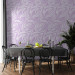Wallpaper Purple Swirl - Abstract Pattern in Lavender Shades 160147 additionalThumb 5