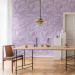 Wallpaper Purple Swirl - Abstract Pattern in Lavender Shades 160147 additionalThumb 8