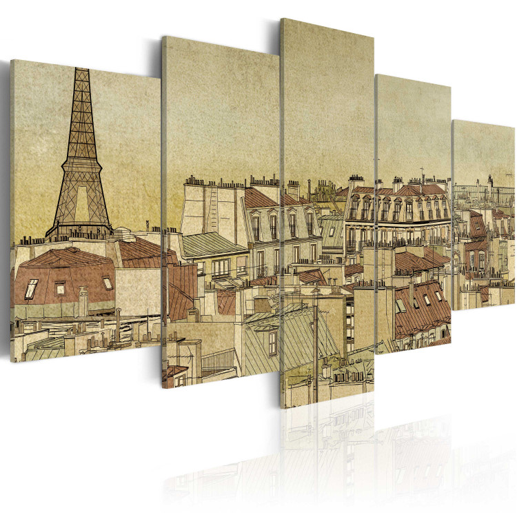 Canvas Print Parisian past centuries 55647 additionalImage 2