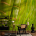 Photo Wallpaper Orient - Relaxing Plant Motif with Close-up of Leaves and Bamboo 61447 additionalThumb 4