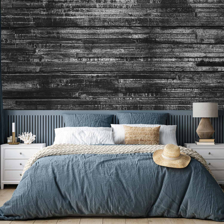 Wall Mural Grey Boards 105157 additionalImage 2
