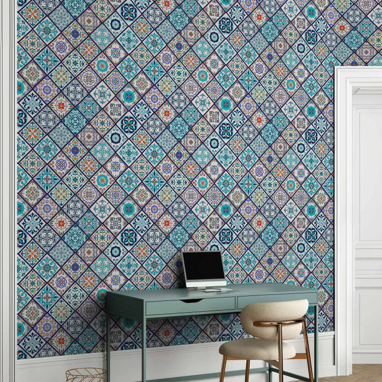 Modern Wallpaper Colourful Tiles 107757 additionalImage 5