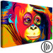 Canvas Print Colourful Orangutan (1 Part) Wide 108257 additionalThumb 6