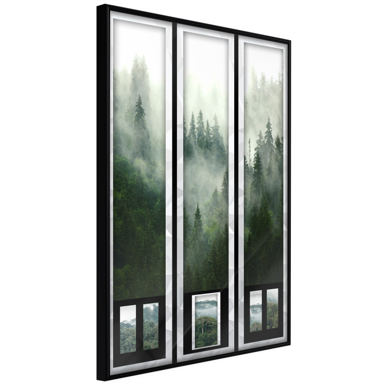 Wall Poster Memory cards - landscape of dense forest in the mist in several frames 114357 additionalImage 10