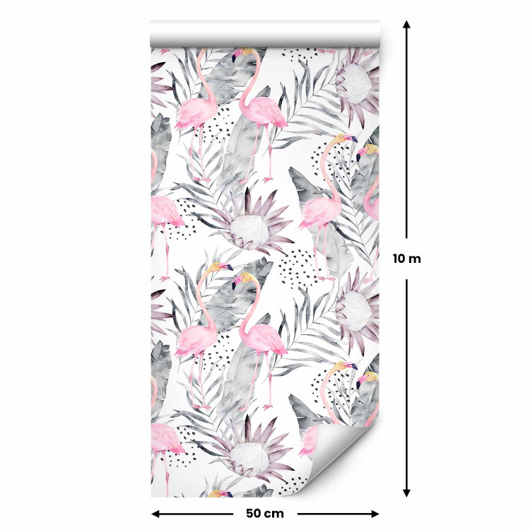 Modern Wallpaper Flamingos and Twigs 114757 additionalImage 7