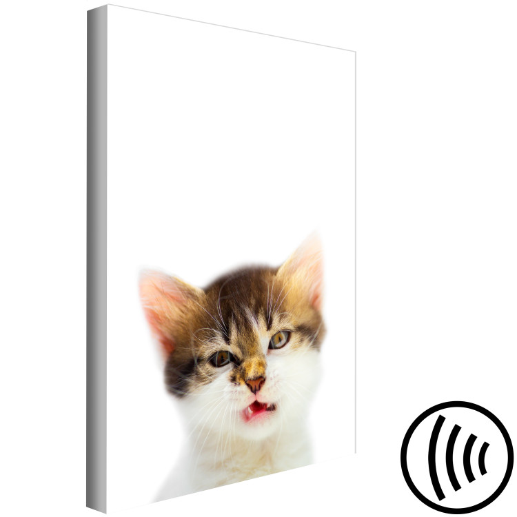 Canvas Print Cat Style (1-part) - Domestic Animal with a Touch of Wildness in Focus 114957 additionalImage 6