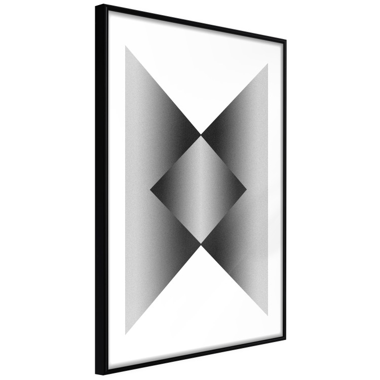 Poster Angles and Light - black and white abstract geometric composition 116557 additionalImage 11