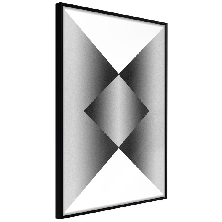 Poster Angles and Light - black and white abstract geometric composition 116557 additionalImage 9