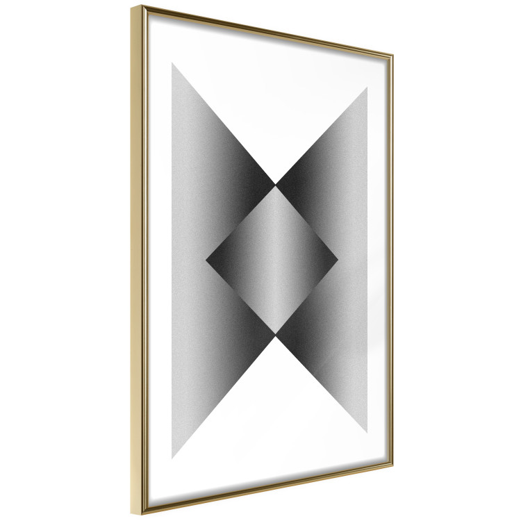 Poster Angles and Light - black and white abstract geometric composition 116557 additionalImage 12