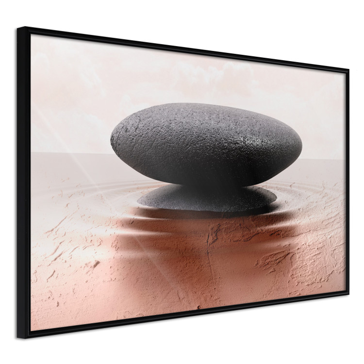 Poster Peace and Harmony - Zen-style composition with a stone on a water surface 117257 additionalImage 10