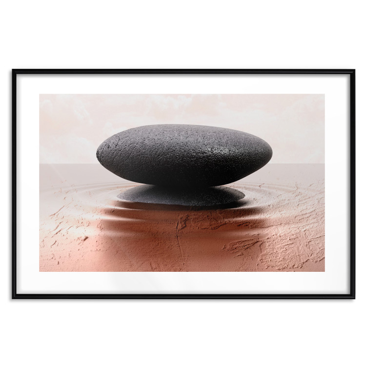 Poster Peace and Harmony - Zen-style composition with a stone on a water surface 117257 additionalImage 17