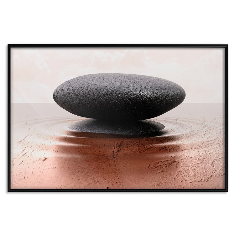 Poster Peace and Harmony - Zen-style composition with a stone on a water surface 117257 additionalImage 24