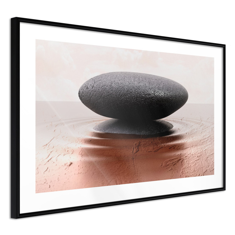 Poster Peace and Harmony - Zen-style composition with a stone on a water surface 117257 additionalImage 11