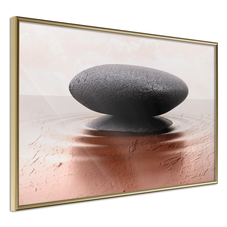 Poster Peace and Harmony - Zen-style composition with a stone on a water surface 117257 additionalImage 12