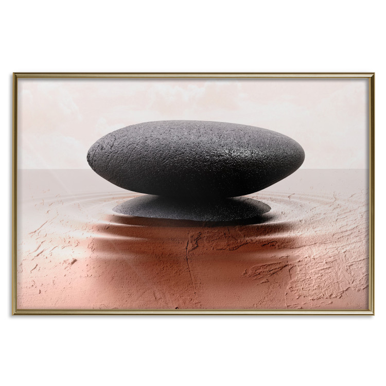 Poster Peace and Harmony - Zen-style composition with a stone on a water surface 117257 additionalImage 16