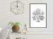Wall Poster Geometric Clover - black and white spatial 3D abstract 117557 additionalThumb 10